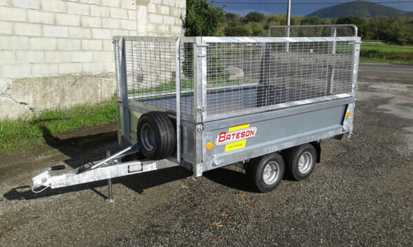 Remorque Bateson Benne 2 Essieux Ptac 750 kg