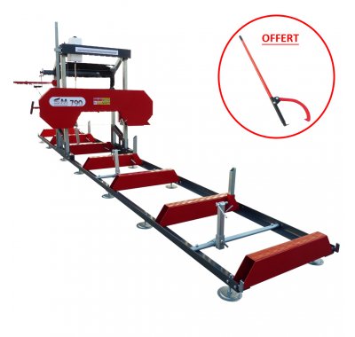 scierie mobile sm-790-400v, électrique 7500w