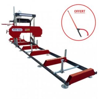 scierie mobile sm-790-400v, électrique 7500w