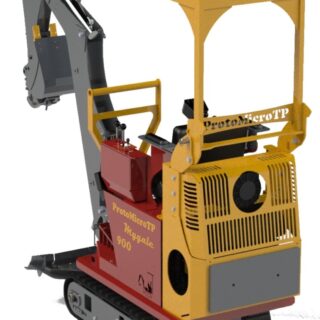 Mygale 900 PRO – Mini pelle Puissance arrachement 2,2t