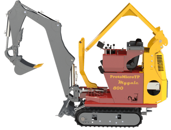 Mygale 900 PRO – Mini pelle Puissance arrachement 2,2t – Image 5